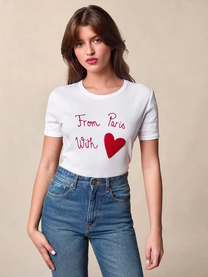 Rouje Tops Women Timeo TShirt Frompariswithlove Blanc