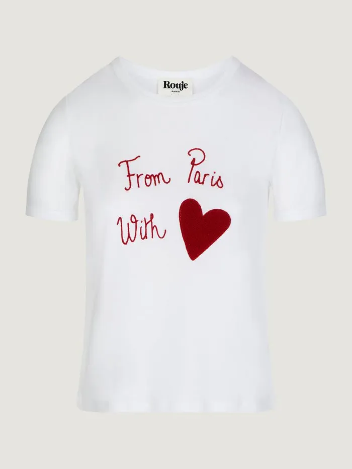 Rouje Tops Women Timeo TShirt Frompariswithlove Blanc