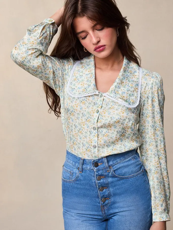 Rouje Tops Women Yasna Shirt Twill Ecru
