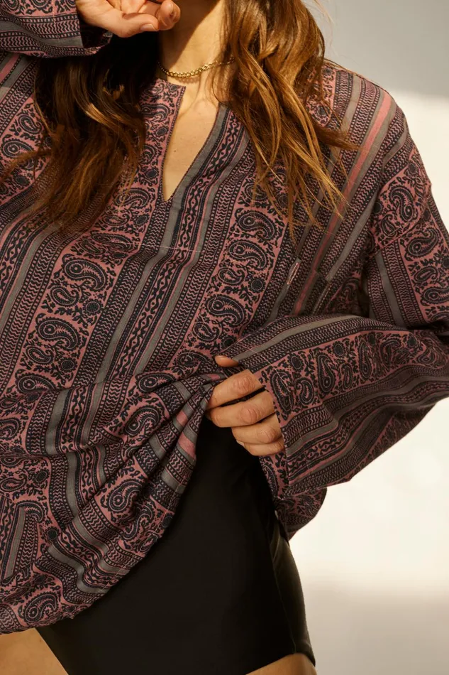 Ryan Shirt Paisley Stripe Heather Men Natalie Martin Ryan Shirt Paisley Stripe Heather Men Natalie Martin