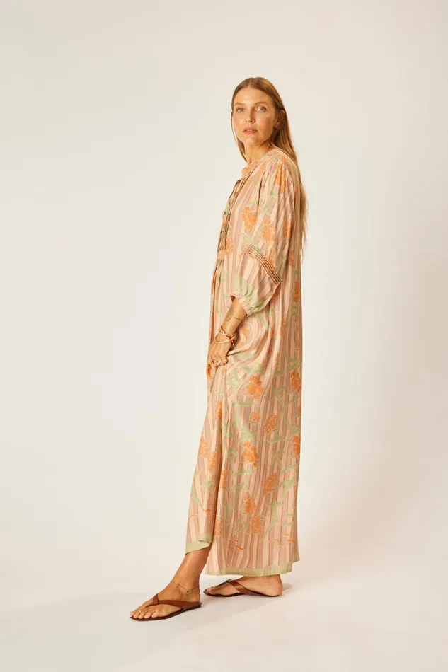 Sammie Maxi Chamomile Apricot Women Natalie Martin Dresses
