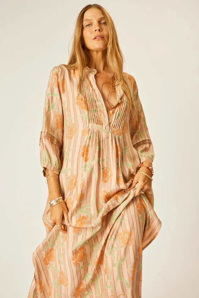 Sammie Maxi Chamomile Apricot Women Natalie Martin Dresses