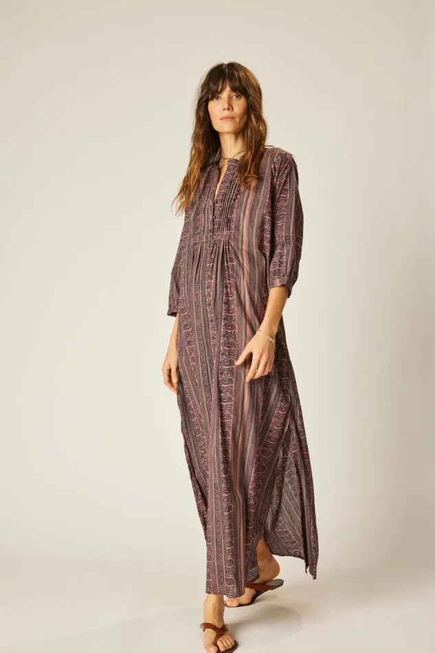 Sammie Maxi Paisley Stripe Heather Women Natalie Martin Dresses