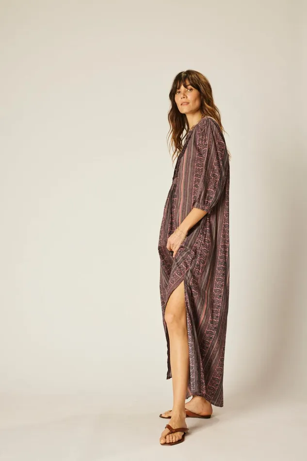Sammie Maxi Paisley Stripe Heather Women Natalie Martin Dresses