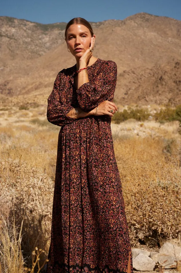Sammie Maxi Petite Fleur Noire Women Natalie Martin Dresses