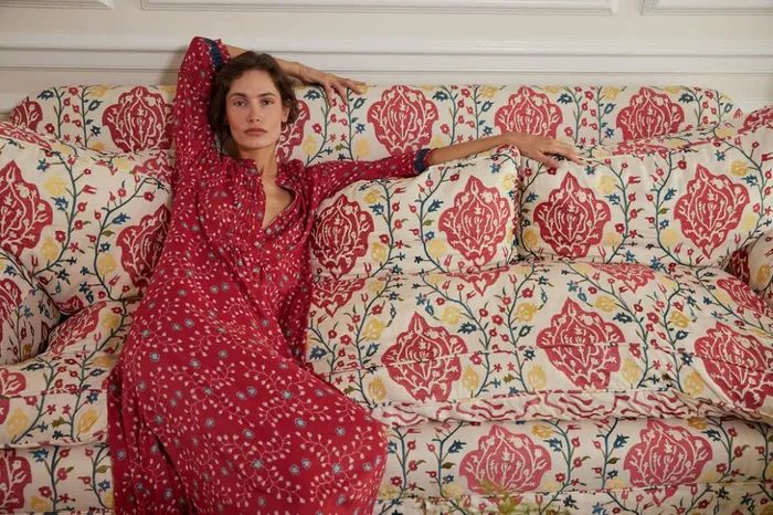 Sammie Maxi Pinwheel Barn Red Women Natalie Martin Dresses