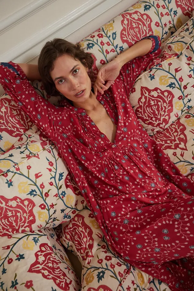 Sammie Maxi Pinwheel Barn Red Women Natalie Martin Dresses