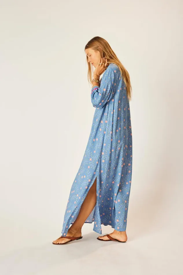 Sammie Maxi Pinwheel Denim Women Natalie Martin Dresses