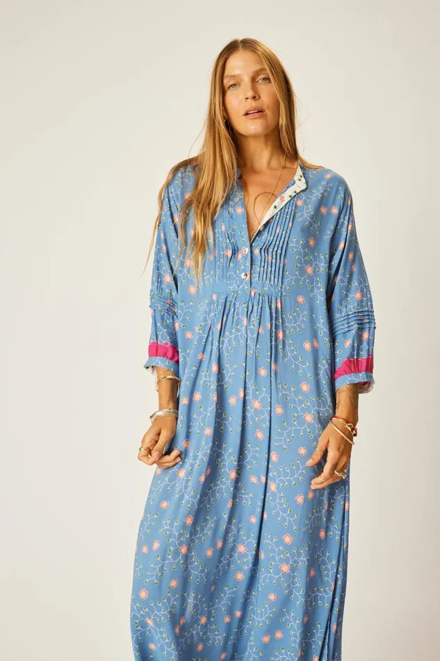 Sammie Maxi Pinwheel Denim Women Natalie Martin Dresses