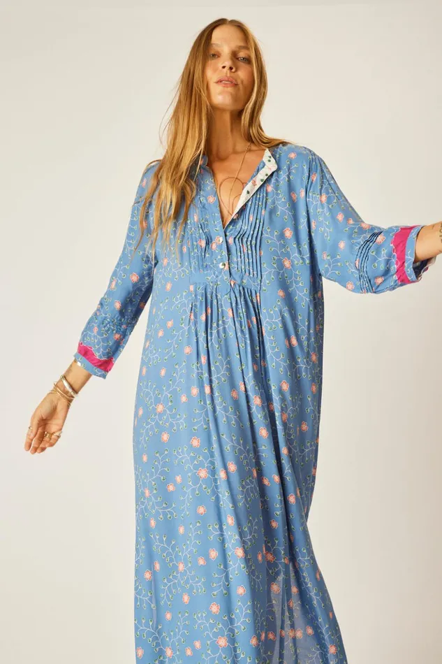 Sammie Maxi Pinwheel Denim Women Natalie Martin Dresses