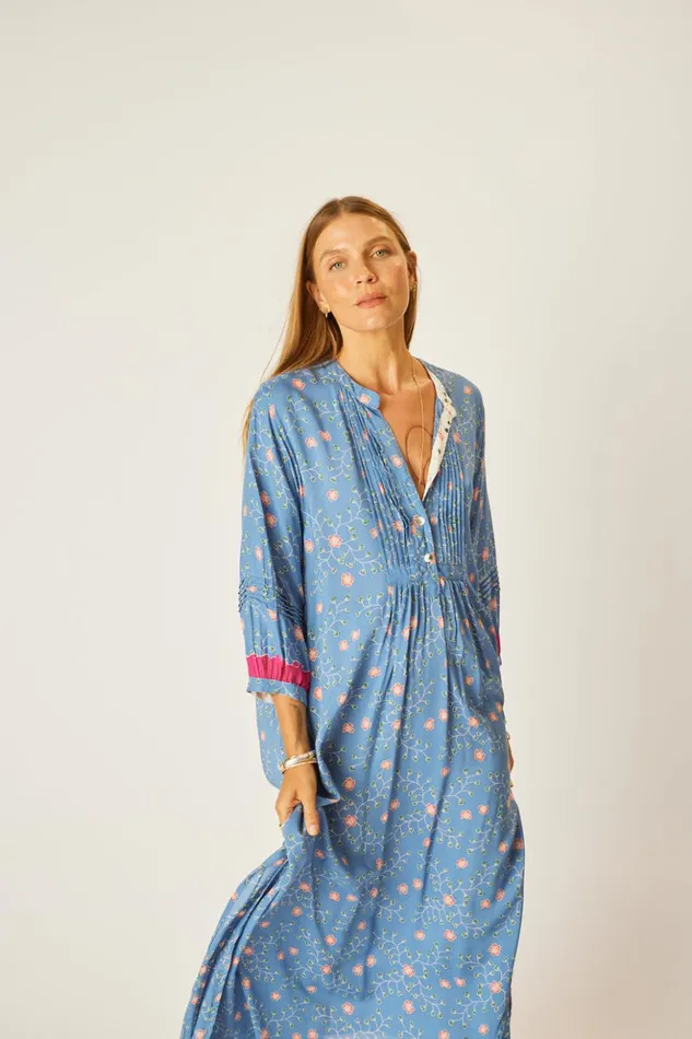 Sammie Maxi Pinwheel Denim Women Natalie Martin Dresses
