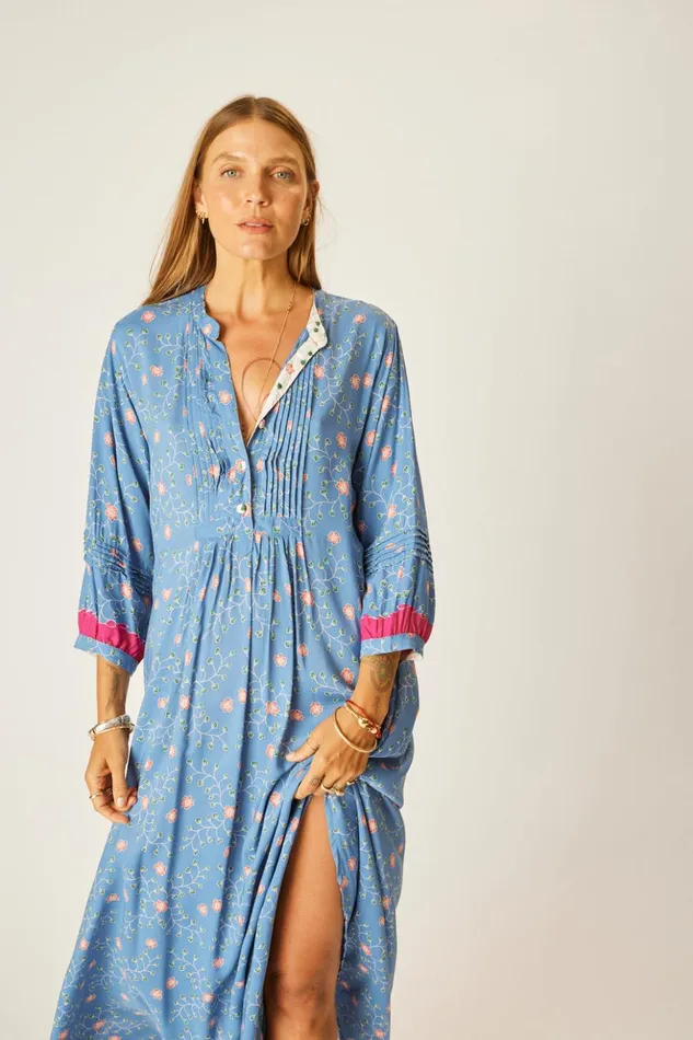 Sammie Maxi Pinwheel Denim Women Natalie Martin Dresses