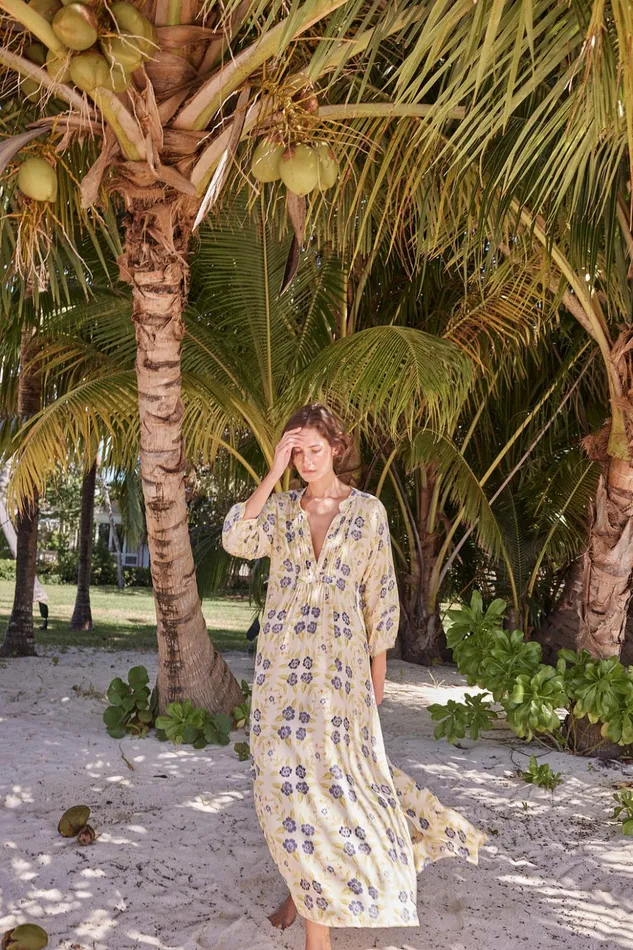 Sammie Maxi Prairie Indigo Women Natalie Martin Dresses