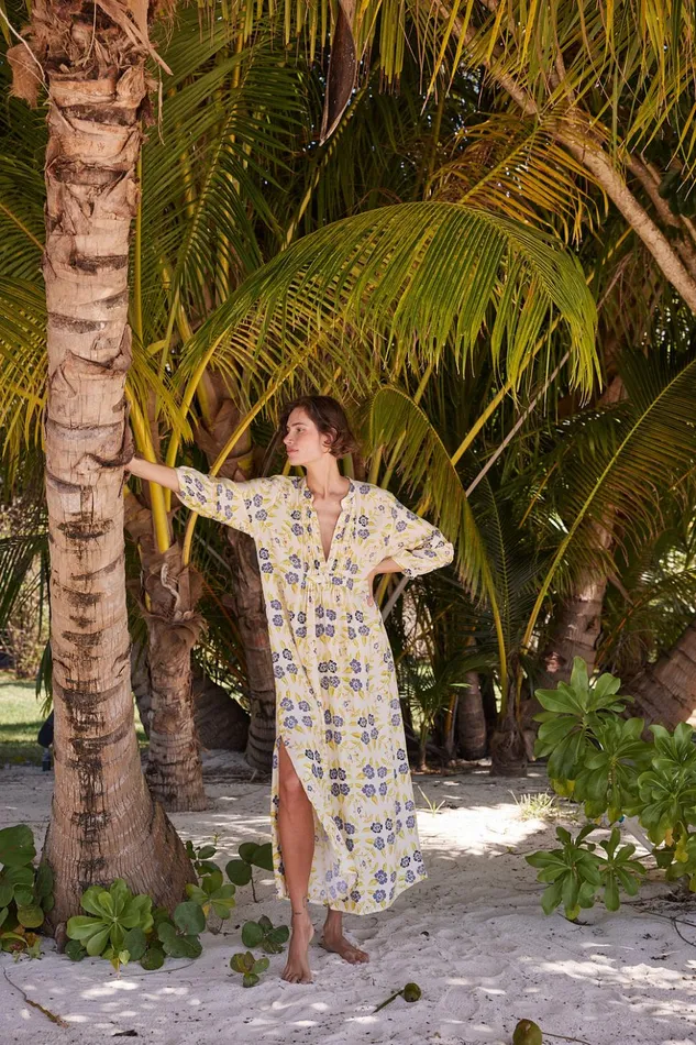 Sammie Maxi Prairie Indigo Women Natalie Martin Dresses