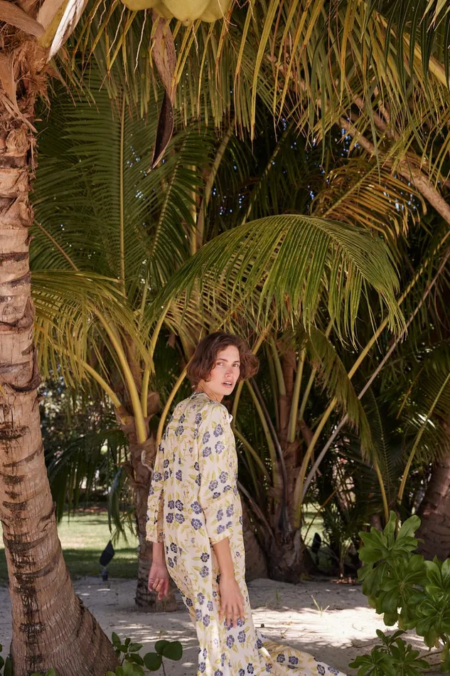 Sammie Maxi Prairie Indigo Women Natalie Martin Dresses
