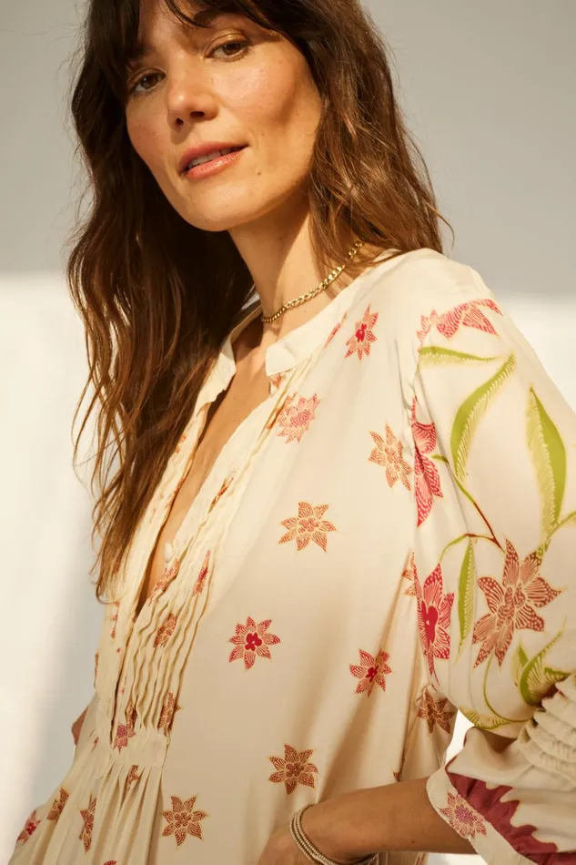 Sammie Maxi Starflower Cream Women Natalie Martin Dresses