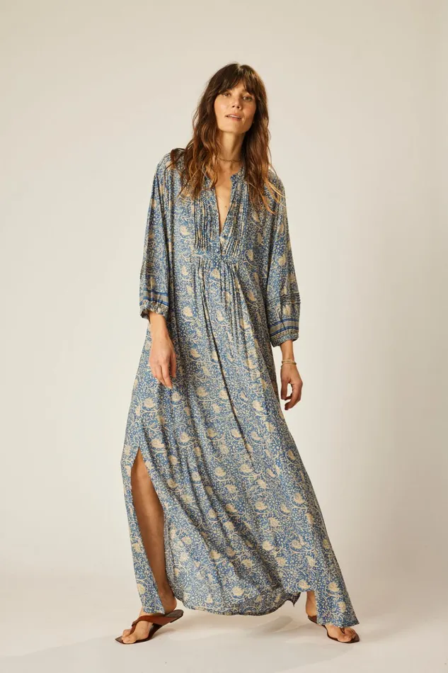 Sammie Maxi Water Lily Blue Women Natalie Martin Dresses