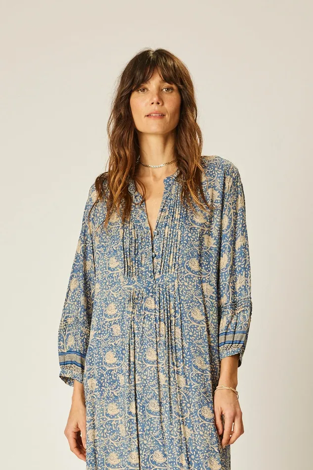 Sammie Maxi Water Lily Blue Women Natalie Martin Dresses