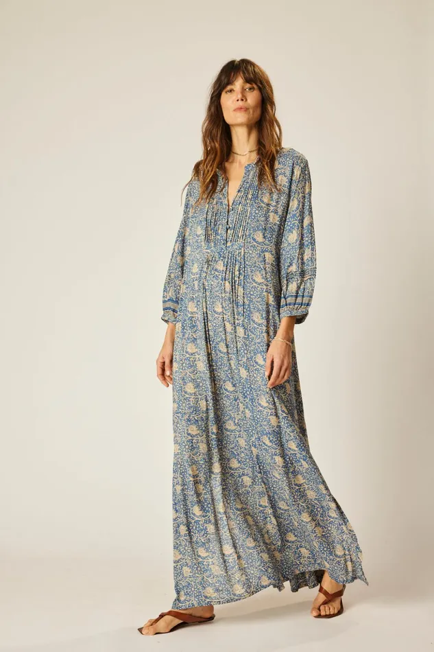 Sammie Maxi Water Lily Blue Women Natalie Martin Dresses