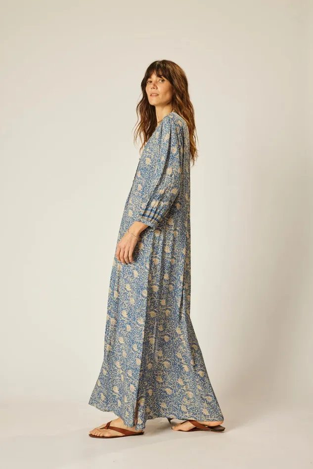 Sammie Maxi Water Lily Blue Women Natalie Martin Dresses