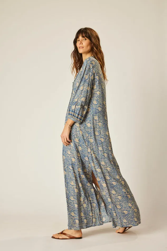 Sammie Maxi Water Lily Blue Women Natalie Martin Dresses