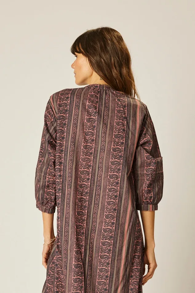 Sammie Short Dress Paisley Stripe Heather Women Natalie Martin Dresses