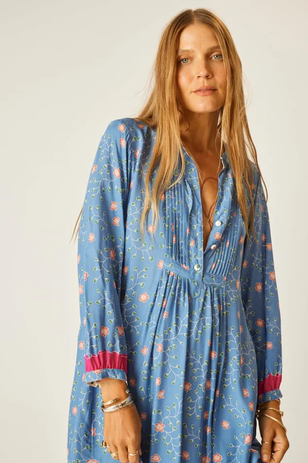 Sammie Short Dress Pinwheel Denim Women Natalie Martin Dresses