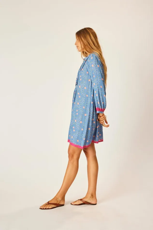 Sammie Short Dress Pinwheel Denim Women Natalie Martin Dresses