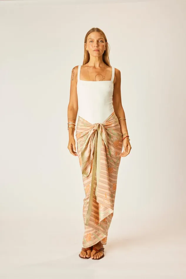 Sarong Chamomile Apricot Women Natalie Martin Bottoms