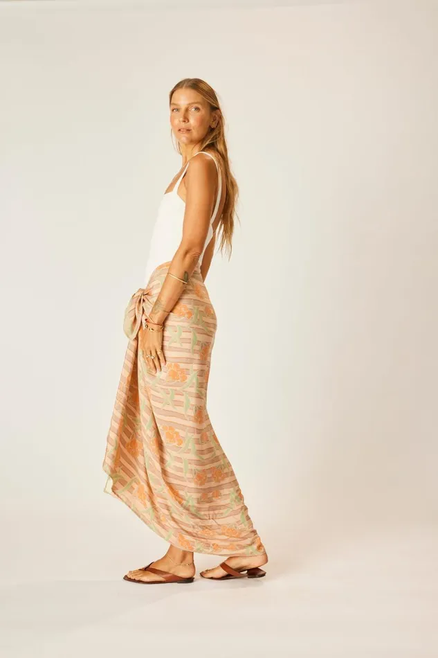 Sarong Chamomile Apricot Women Natalie Martin Bottoms Sarong Chamomile Apricot Women Natalie Martin Bottoms