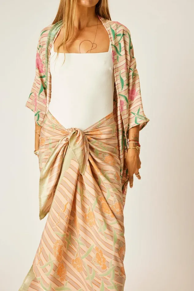 Sarong Chamomile Apricot Women Natalie Martin Bottoms Sarong Chamomile Apricot Women Natalie Martin Bottoms