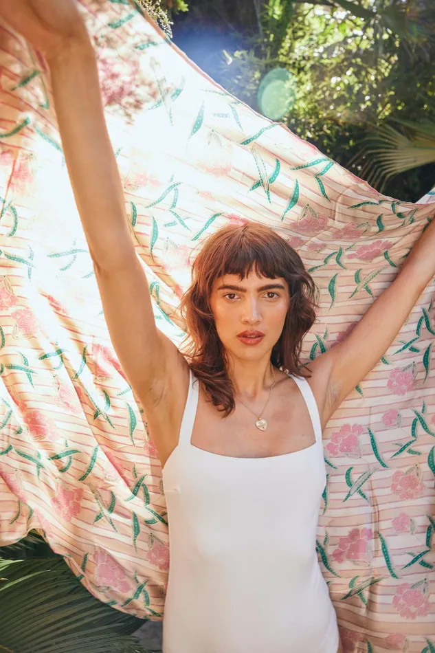 Sarong Chamomile Rose Women Natalie Martin Coverups Sarong Chamomile Rose Women Natalie Martin Coverups