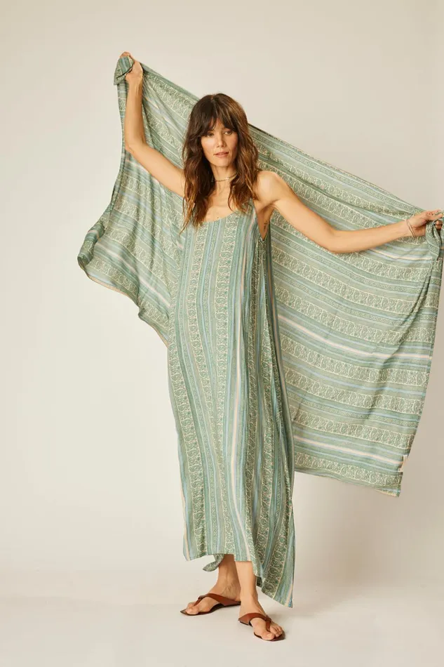 Sarong Paisley Stripe Pool Women Natalie Martin Bottoms Sarong Paisley Stripe Pool Women Natalie Martin Bottoms