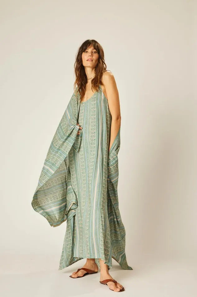 Sarong Paisley Stripe Pool Women Natalie Martin Bottoms Sarong Paisley Stripe Pool Women Natalie Martin Bottoms
