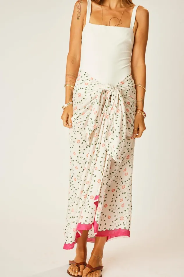 Sarong Pinwheel Cotton Women Natalie Martin Bottoms Sarong Pinwheel Cotton Women Natalie Martin Bottoms