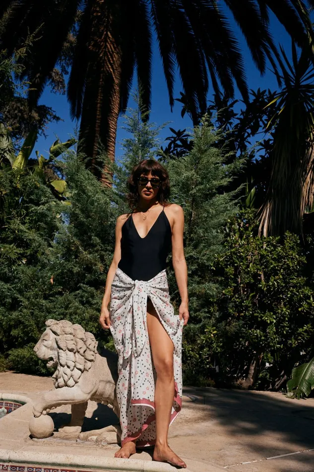 Sarong Pinwheel Cotton Women Natalie Martin Bottoms Sarong Pinwheel Cotton Women Natalie Martin Bottoms
