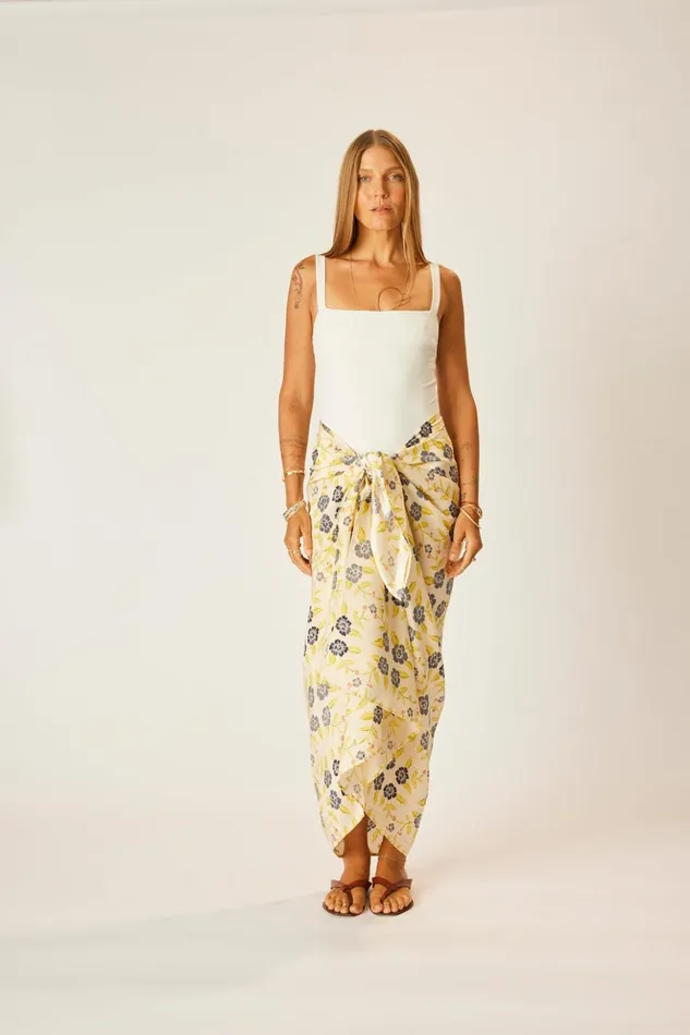 Sarong Prairie Indigo Women Natalie Martin Bottoms Sarong Prairie Indigo Women Natalie Martin Bottoms