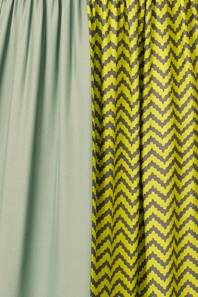 Sash Belt Block Zigzag Lime Women Natalie Martin