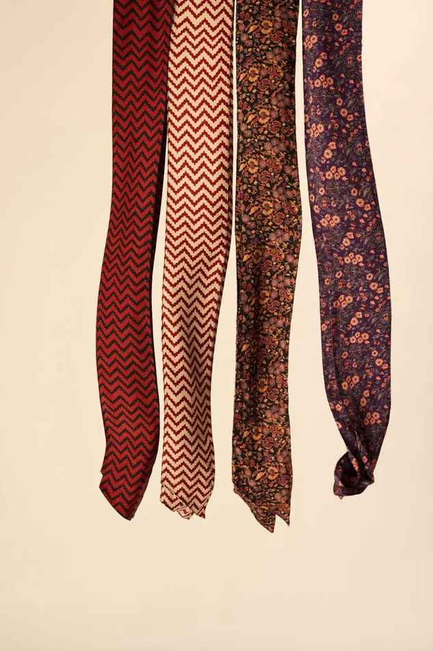 Sash Belt Petite Fleur Aubergine Women Natalie Martin