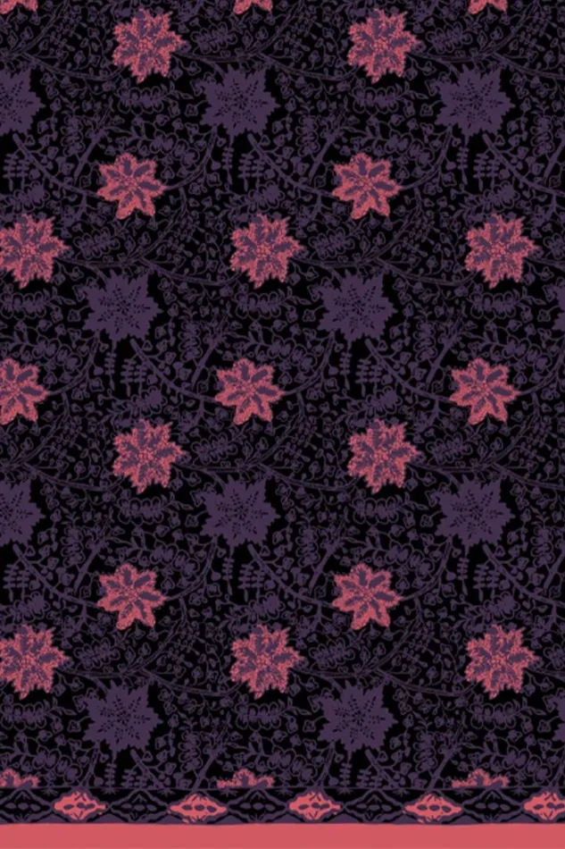 Sash Belt Snowflake Aubergine Women Natalie Martin