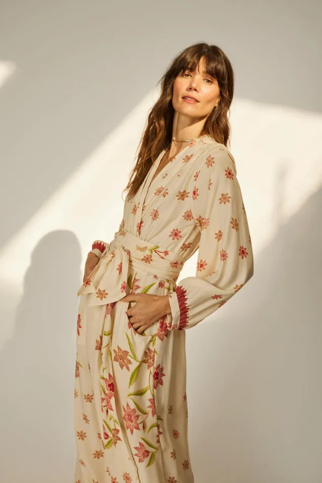 Sash Belt Starflower Cream Women Natalie Martin Sash Belt Starflower Cream Women Natalie Martin