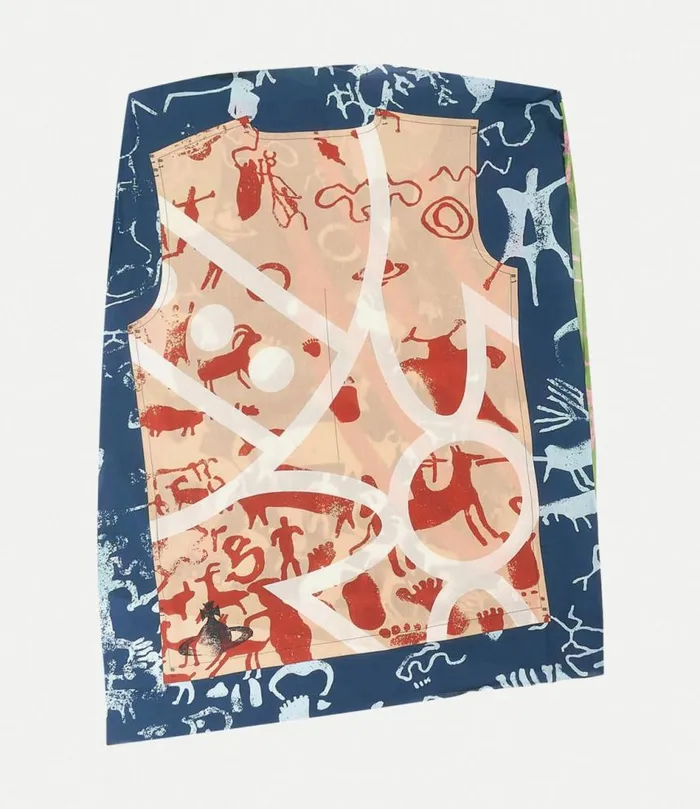 Scarves And Ponchos WomenMen Vivienne Westwood Cave Man Box Square Top In NavyBlue