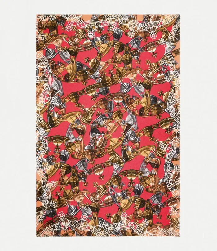 Scarves And Ponchos WomenMen Vivienne Westwood Oasis Orb Pareo In Red