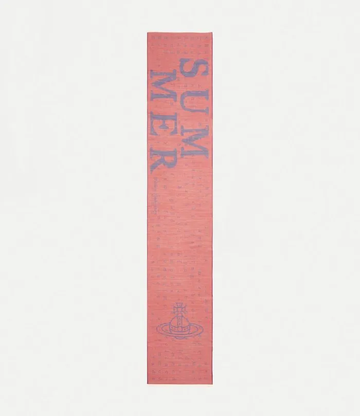 Scarves And Ponchos WomenMen Vivienne Westwood Summer Scarf In Red