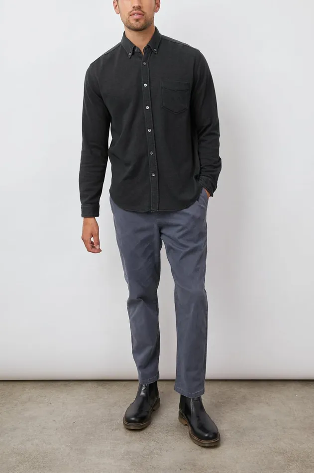 Shirts Men Rails Berkeley Shirt Washed Black