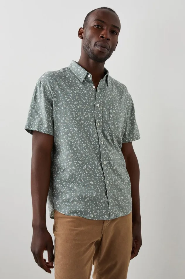 Shirts Men Rails Carson Shirt Acorn Forage Mint