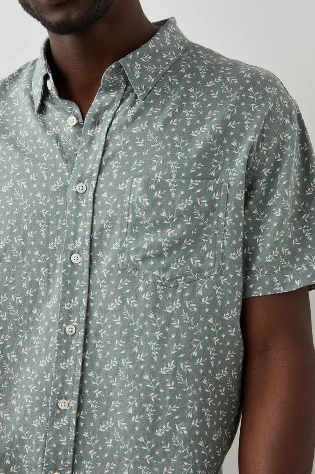 Shirts Men Rails Carson Shirt Acorn Forage Mint