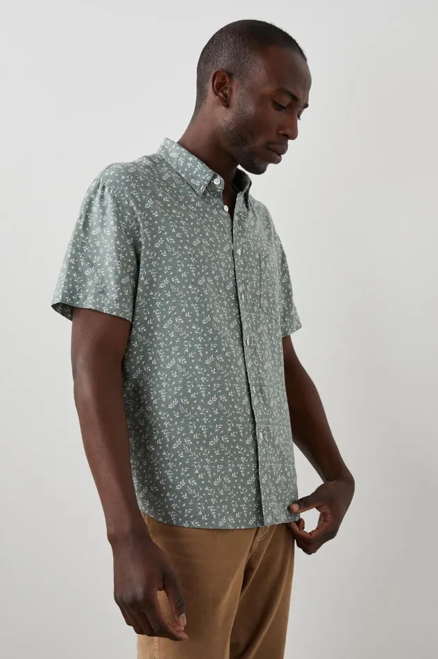 Shirts Men Rails Carson Shirt Acorn Forage Mint