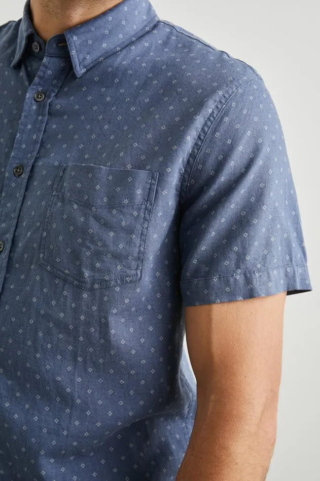 Shirts Men Rails Carson Shirt Admiral Blue Diamond