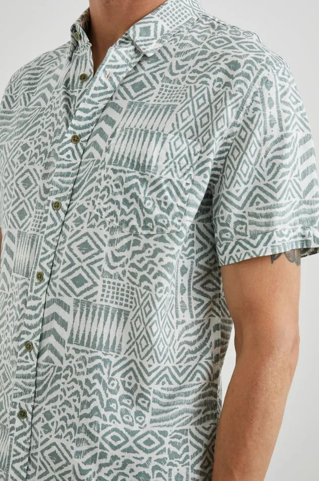 Shirts Men Rails Carson Shirt Bambu Block Kalamata